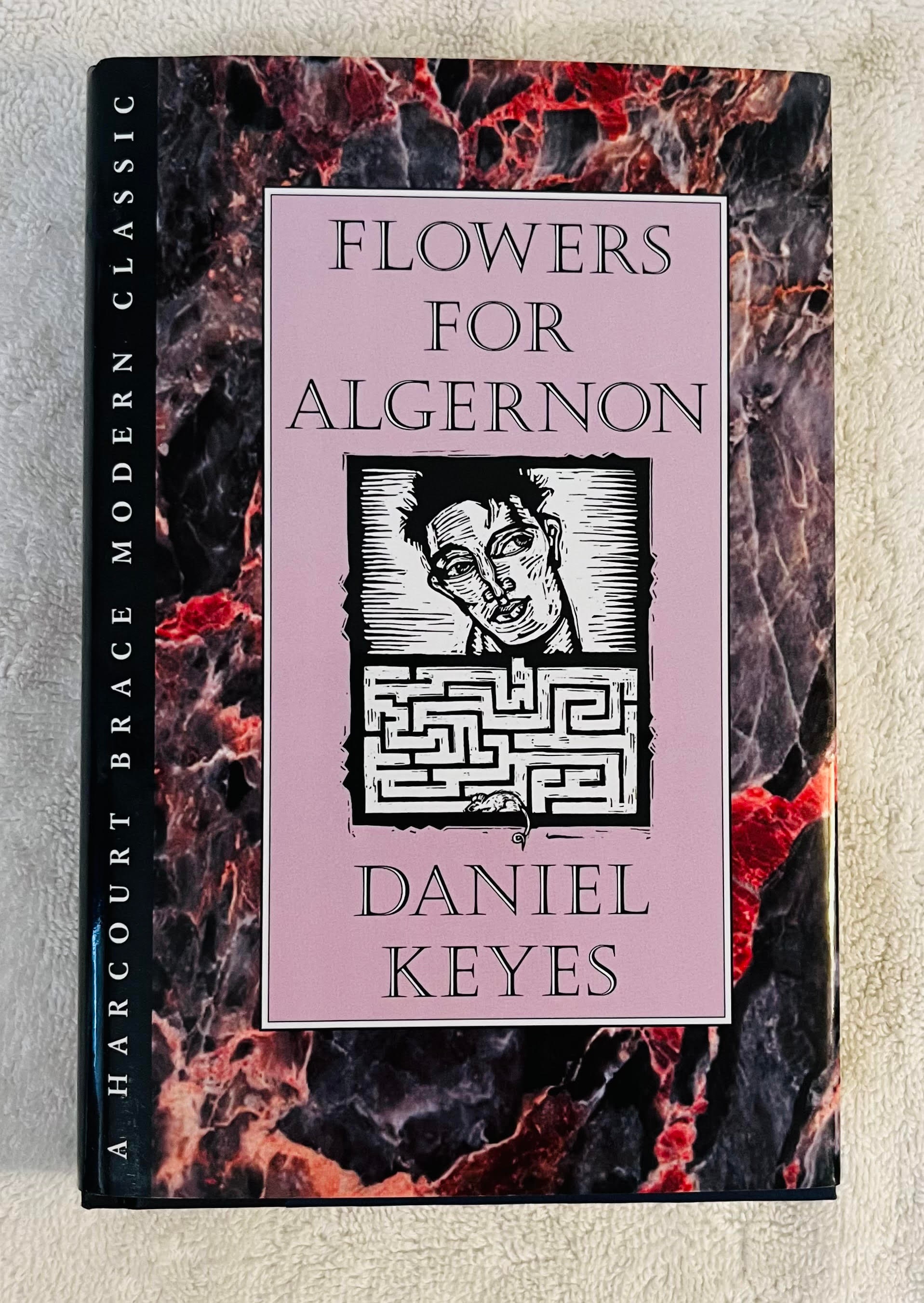 DANIEL KEYES - Flowers for Algernon - 1987 Hardcover in Dj DANIEL KEYES - Flowers for Algernon - 1987 Hardcover in Dj