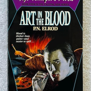 P. N. ELROD - The Vampire Files: Art In the Blood - 1991 Paperback