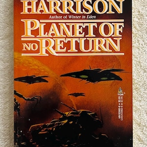 HARRY HARRISON - Planet of No  Return - 1982 Paperback Science Fiction First Printing