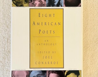 Eight American Poets - 1994 POETRY ANTHOLOGY First Edition - Sylvia Plath, Allen Ginsberg, Anne Sexton, Elizabeth Bishop, etc.