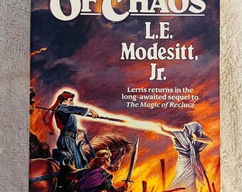 L. E. MODESITT, Jr. - The Death of Chaos - Broché fantastique 1996 SIGNÉ - Roman de Relcluce