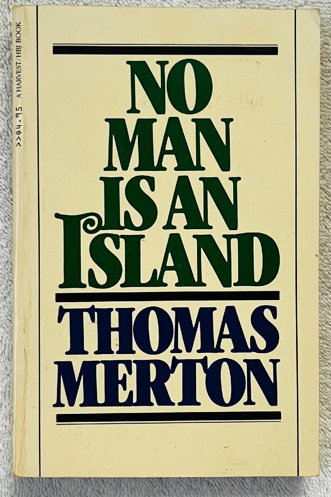 THOMAS MERTON - No Man is an Island - 1978 Soft Cover - Etsy Canada