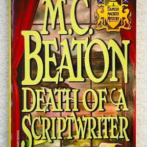 M. C. BEATON - En manusförfattares död - 1999 Warner Books Pocketbok - Hamish Macbeth