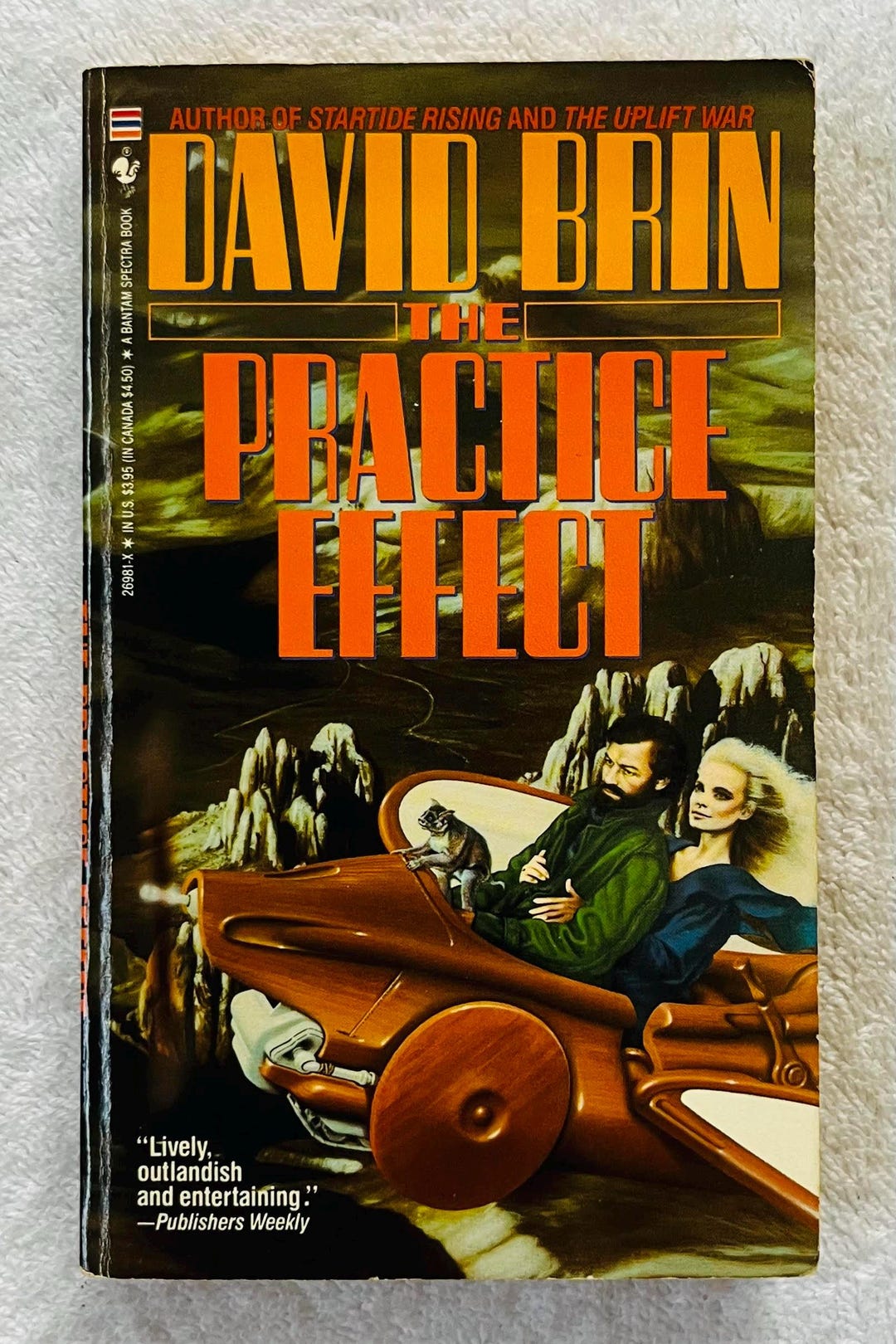 DAVID BRIN - the Practice Effect - 1985 Bantam Science Fiction ...