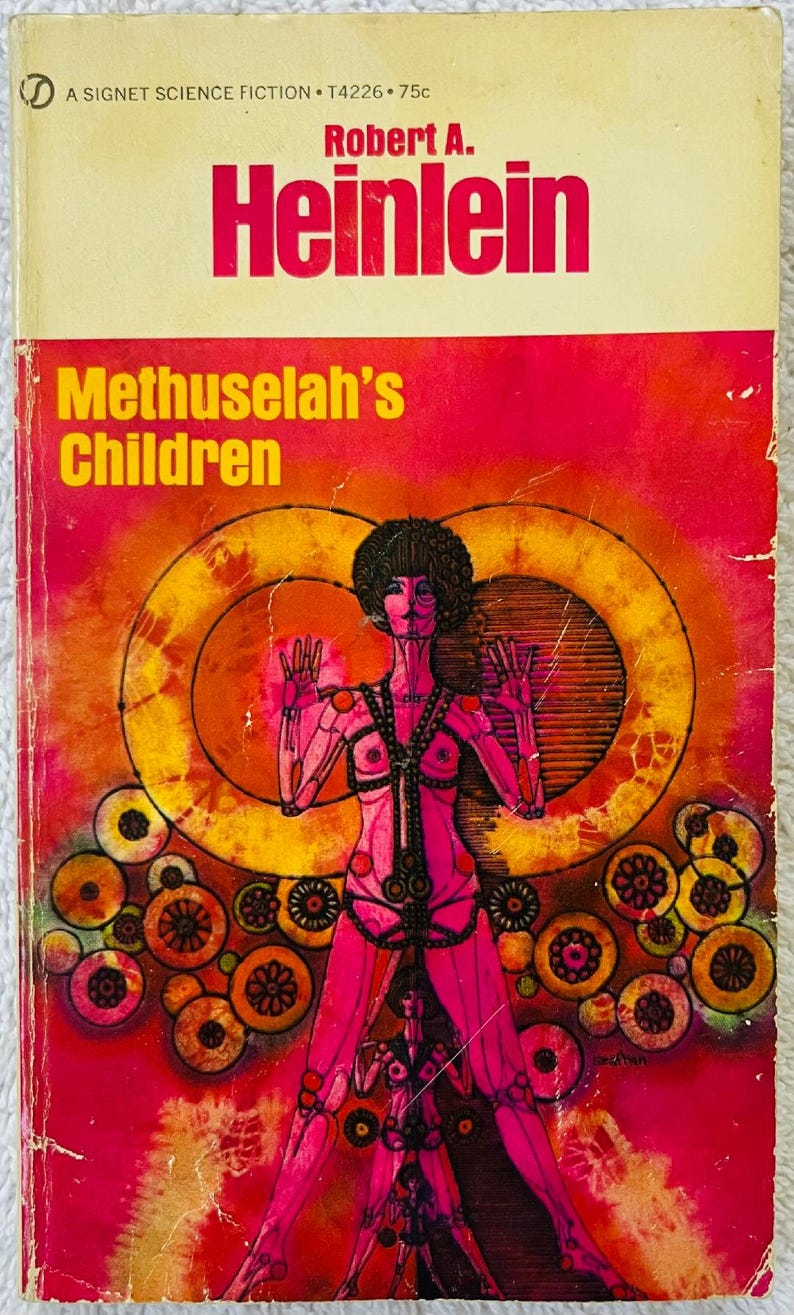 ROBERT A. HEINLEIN - Methuselah's Children - Vintage Signet Paperback ...