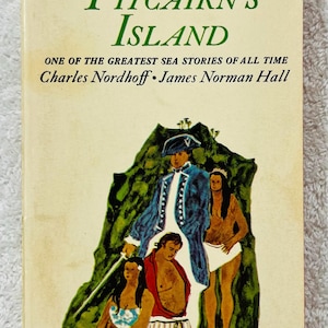 CHARLES NORDHOFF & James Norman HALL - Pitcairn&#39;s Island - 1970 Pocket Books Paperback - Mutiny On the Bounty
