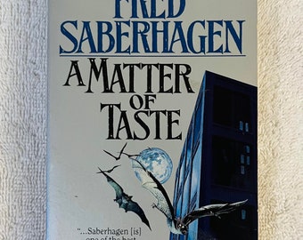 FRED SABERHAGEN - A Matter of Taste - 1992 Vampire Fiction - Dracula