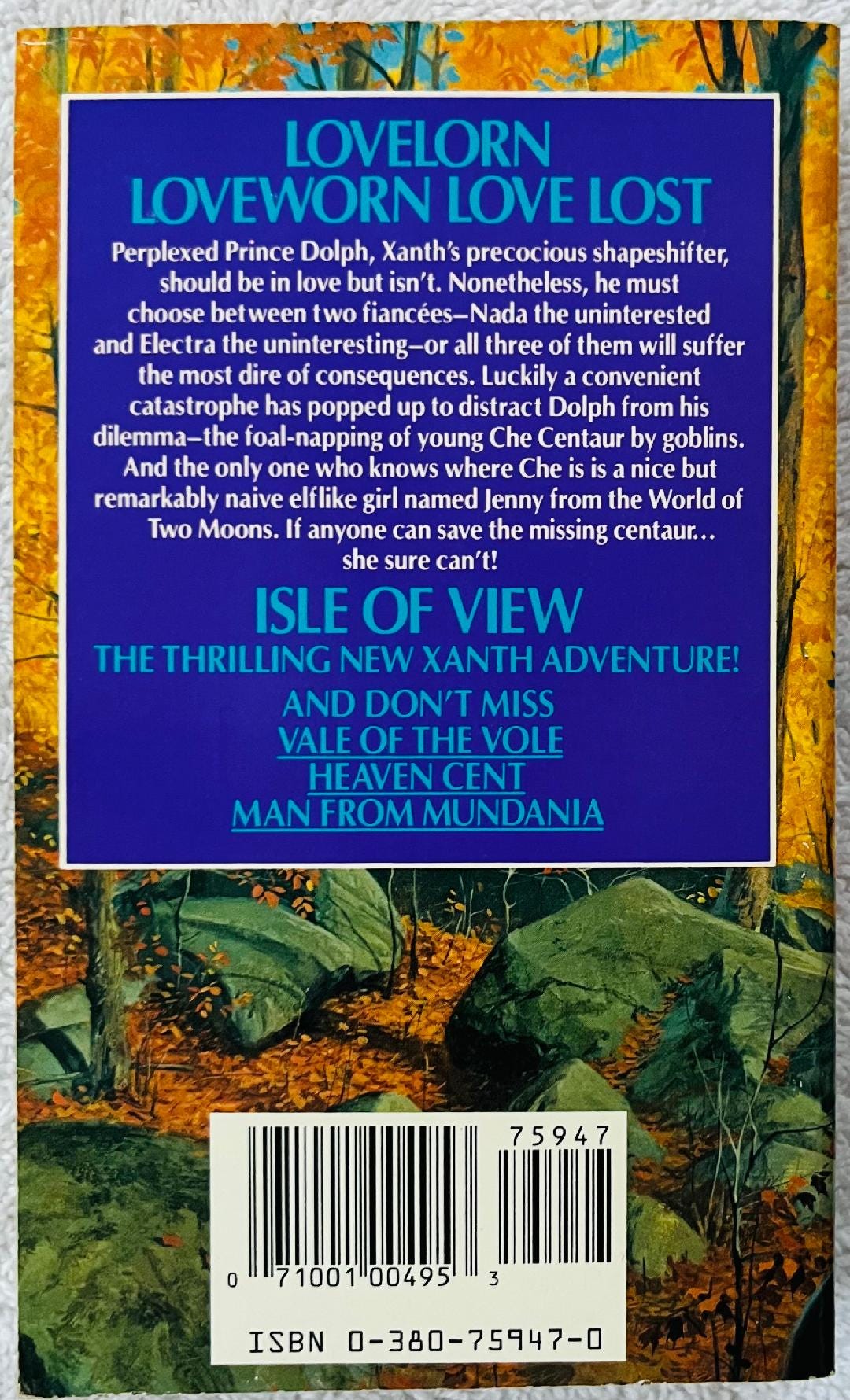 PIERS ANTHONY - Isle of View - 1990 Xanth Fantasy Paperback - Etsy
