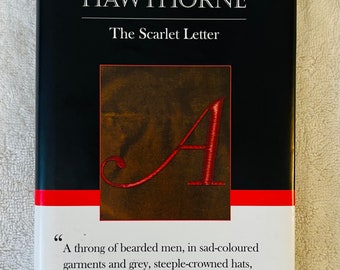 NATHANIEL HAWTHORNE - The Scarlet Letter - Borders Classics Hardcover in Dj