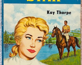 KAY THORPE - Estrella en ascenso - Edición de bolsillo poco común de Harlequin Romance de 1970