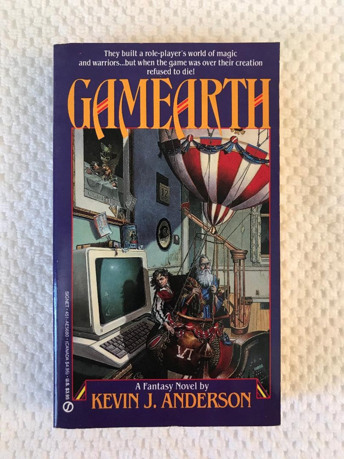 KEVIN J. ANDERSON Gamearth 1989 First Printing Paperback Etsy