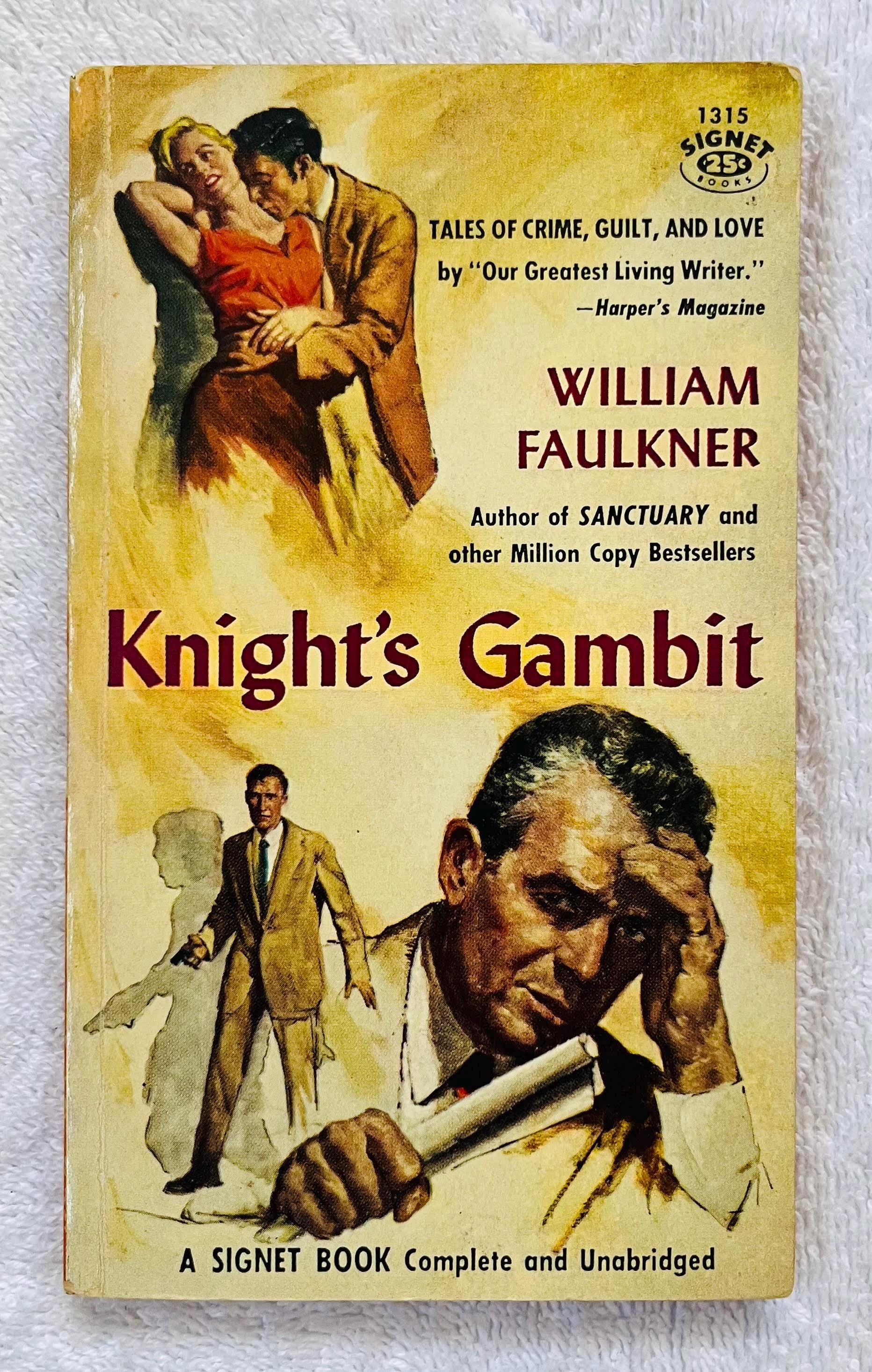 WILLIAM FAULKNER - Knight's Gambit - 1956 Signet Paperback