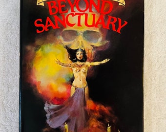 JANET MORRIS – Beyond Sanctuary (Thieves' World) – 1985 Hardcover in Dj