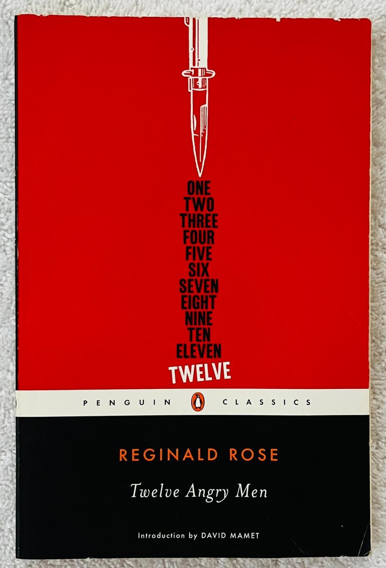 REGINALD ROSE - Twelve Angry Men - Penguin Classics Soft Cover - Etsy ...
