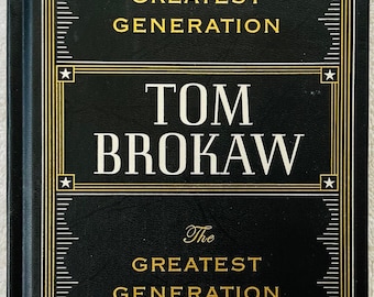 TOM BROKAW - The Greatest Generation e The Greatest Generation Speaks - Edizione da collezione rilegata in pelle