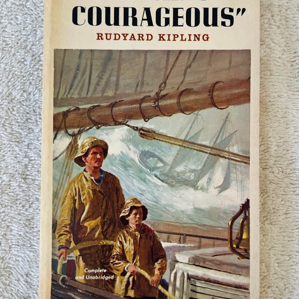 RUDYARD KIPLING - Captains Courageous - 1963 Airmont Classics Paperback