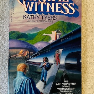 KATHY TYERS - Crystal Witness - 1989 First printing Science Fiction Paperback
