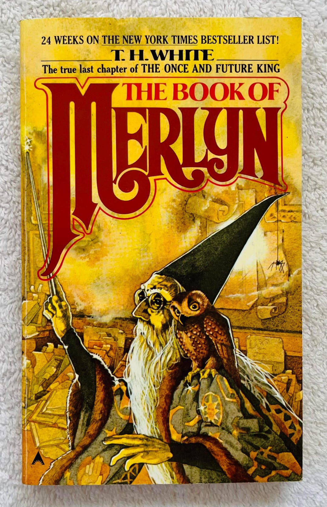 T. H. WHITE - the Book of Merlyn - 1978 Paperback Fantasy - King Arthur ...