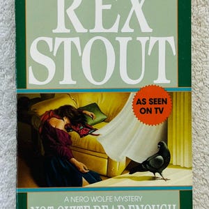 REX STOUT - Not Quite Dead Enough - 1992 Bantam Paperback - Nero Wolfe