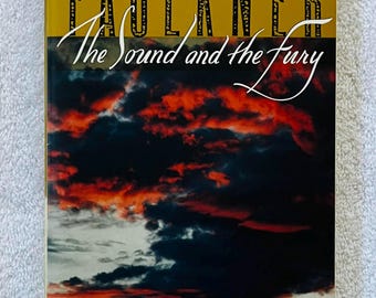 WILLIAM FAULKNER - El ruido y la furia - Libros antiguos de 1990, tapa blanda, texto corregido
