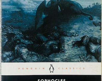 SOPHOCLES - The Three Theban Plays - 1984 Penguin Classics Soft Cover Edition