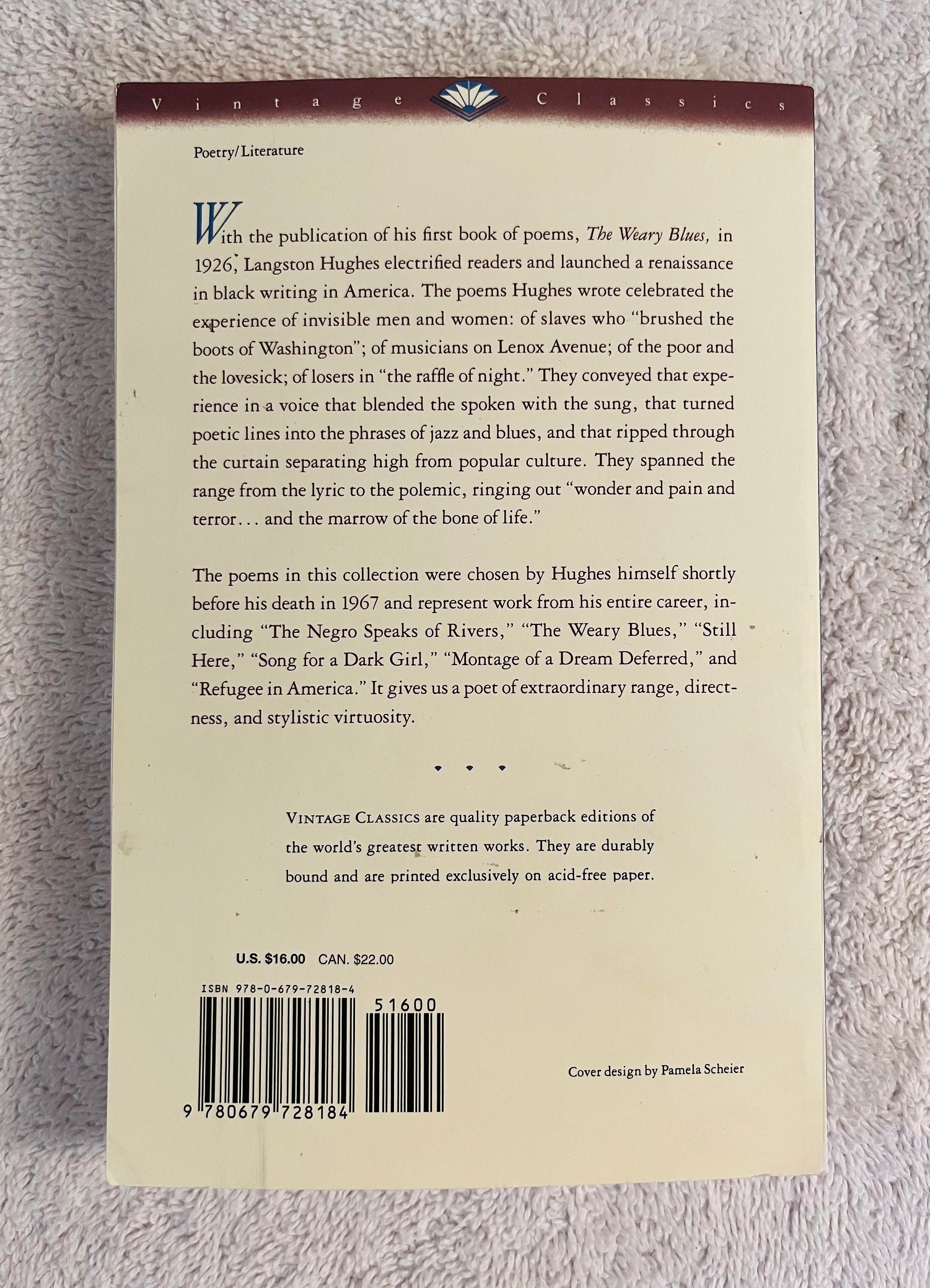 Selected Poems Of Langston Hughes