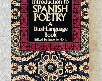 E. Florit - Introduction à la poésie espagnole : un livre bilingue - 1991 Couverture souple