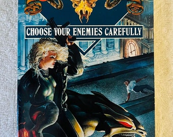 SHADOWRUN - Wählen Sie Ihre Enemies sorgfältig von Robert N. Charrette - 1991 Erstdruck Taschenbuch - Secrets of Power 2