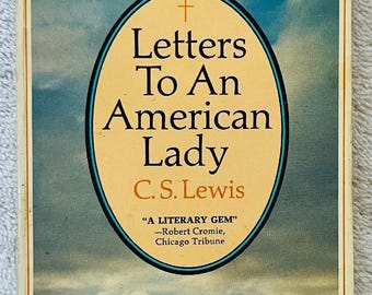C. S. LEWIS - Cartas a una dama americana - 1971 Eerdmans Paperback