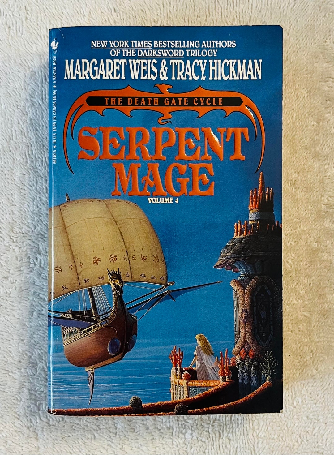 MARGARET WEIS & Tracy HICKMAN Serpent Mage Death Gate Cycle 4 1993 First Printing Paperback Etsy
