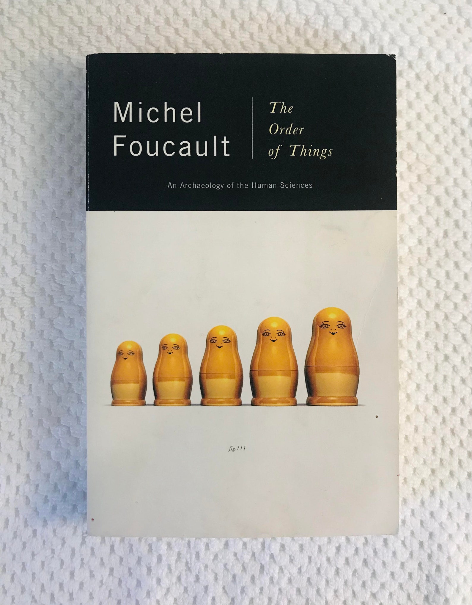 MICHAEL FOUCAULT The Order Of Things 1994 Vintage Books Etsy