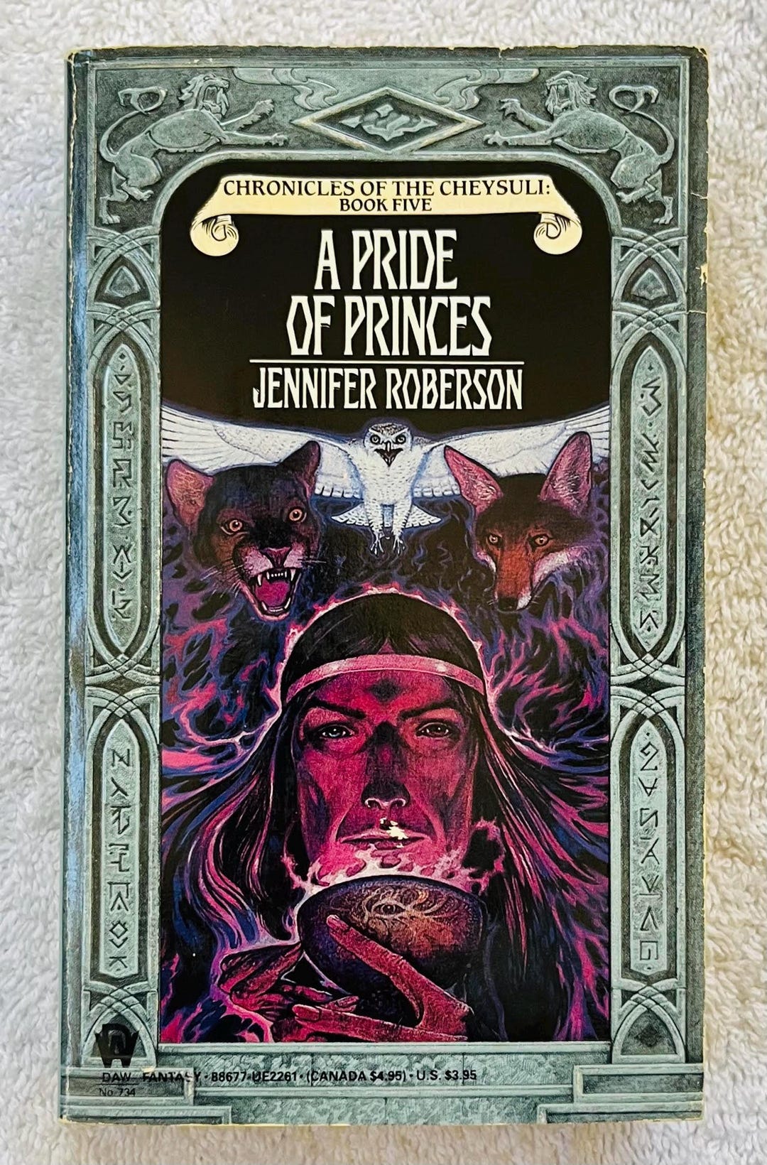 JENNIFER ROBERSON - A Pride of Princes - 1988 First Printing
