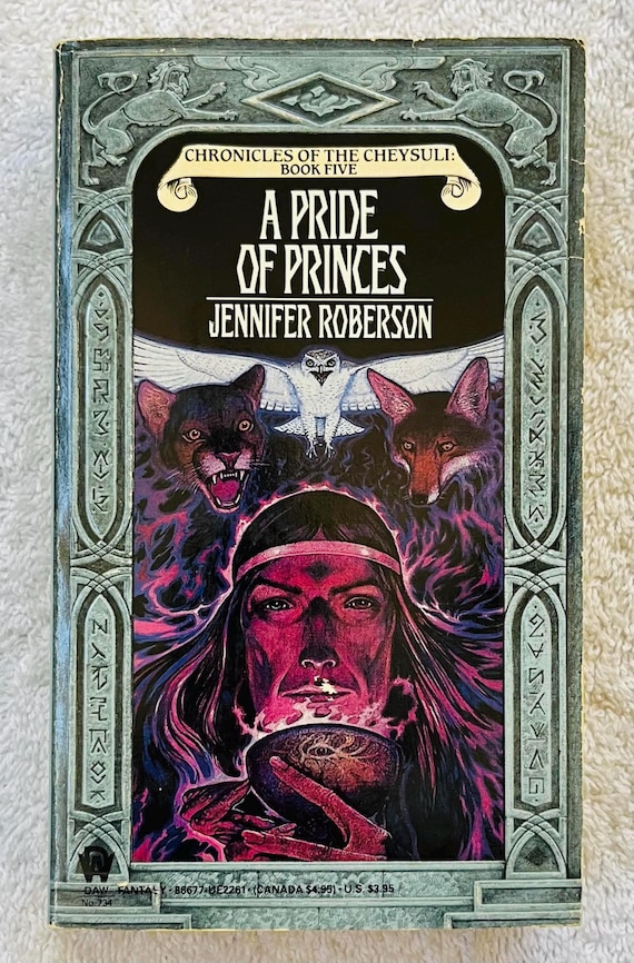JENNIFER ROBERSON - A Pride of Princes - 1988 First Printing