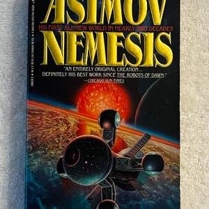 ISAAC ASIMOV - Nemesis - 1990 Bantam Paperback First Printing