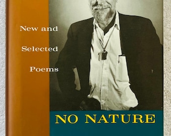 GARY SNYDER - No Nature - SIGNED 1992 First Edition Hardcover Poetry