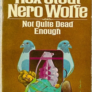 REX STOUT - Quase Morto o Suficiente - Mistério em Brochura da Pyramid, 1976