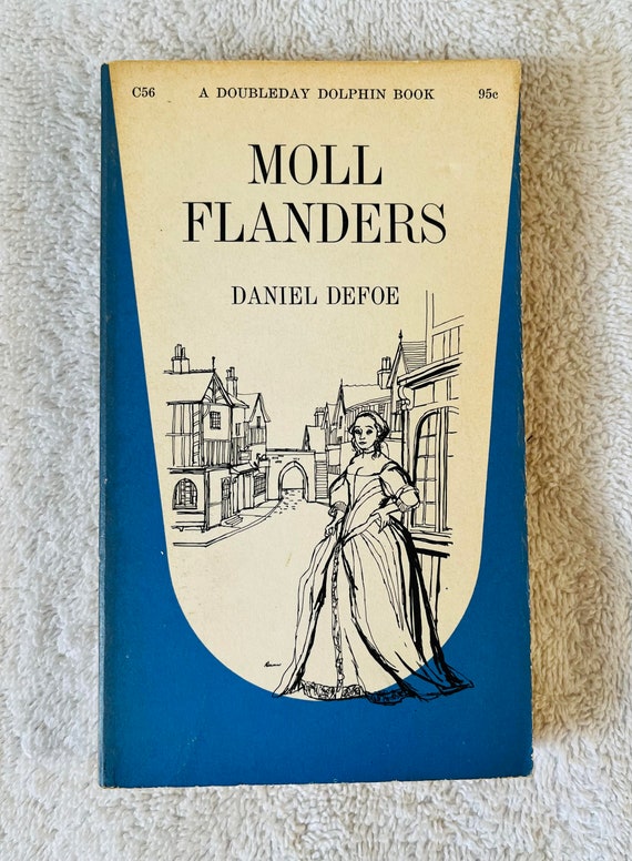 DANIEL DEFOE - Moll Flanders - Vintage Doubleday Dolphin