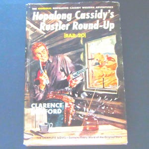 Vintage Hopalong Cassidy Book: Rustler Round-Up, 1950s Edition