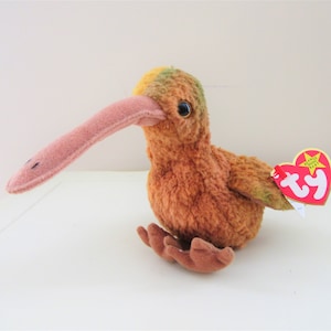 1998 TY BEANIE BABY / Beak / The Kiwi Bird / with Original tags