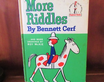 1961 More Riddles / I Can Read It All By Myself Book / by Bennett Cerf / Illustrated by Roy McKie / Beginning Reader / Hardcover