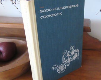 Vintage the Good Housekeeping Cookbook, Hardcover With Color