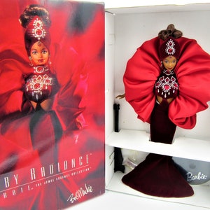 1996 MATTEL BARBIE Doll Ruby Radiance Barbie by Bob Mackie The Jewel Essence Collector&#39;s Barbie NRFB Mint #15520