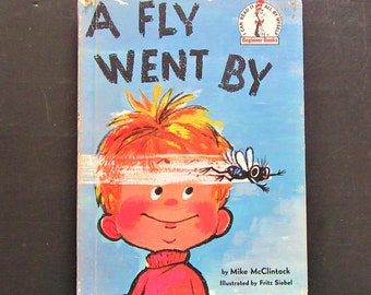 Vintage 1958 A FLY WENT BY Beginner Book, First Edition