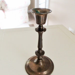 VINTAGE BRASS CANDLEHOLDER Candlestick Holder Antique Candleholder Gift for Her Home Decor Table Decor Housewarming Gift Vintage Decor
