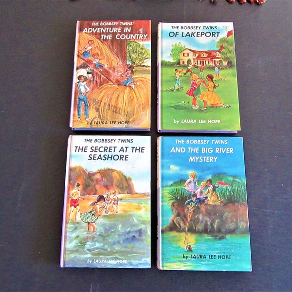 1960's Vintage THE BOBBSEY TWINS / Choose Your Favorite / Hardcover Children's Book / Adventure / Mystery / Laura Lee Hope