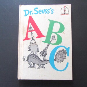 1963 Vintage Dr. Seuss's ABC Hardcover Book: Book Club Edition - Etsy