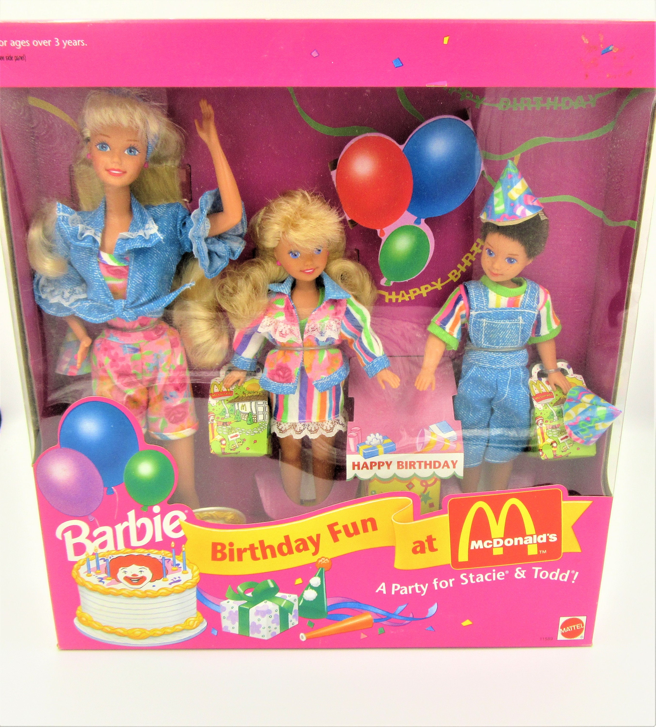 Toys Dolls plastic Barbies Barbie collector Happy Meal Barbies Barbie