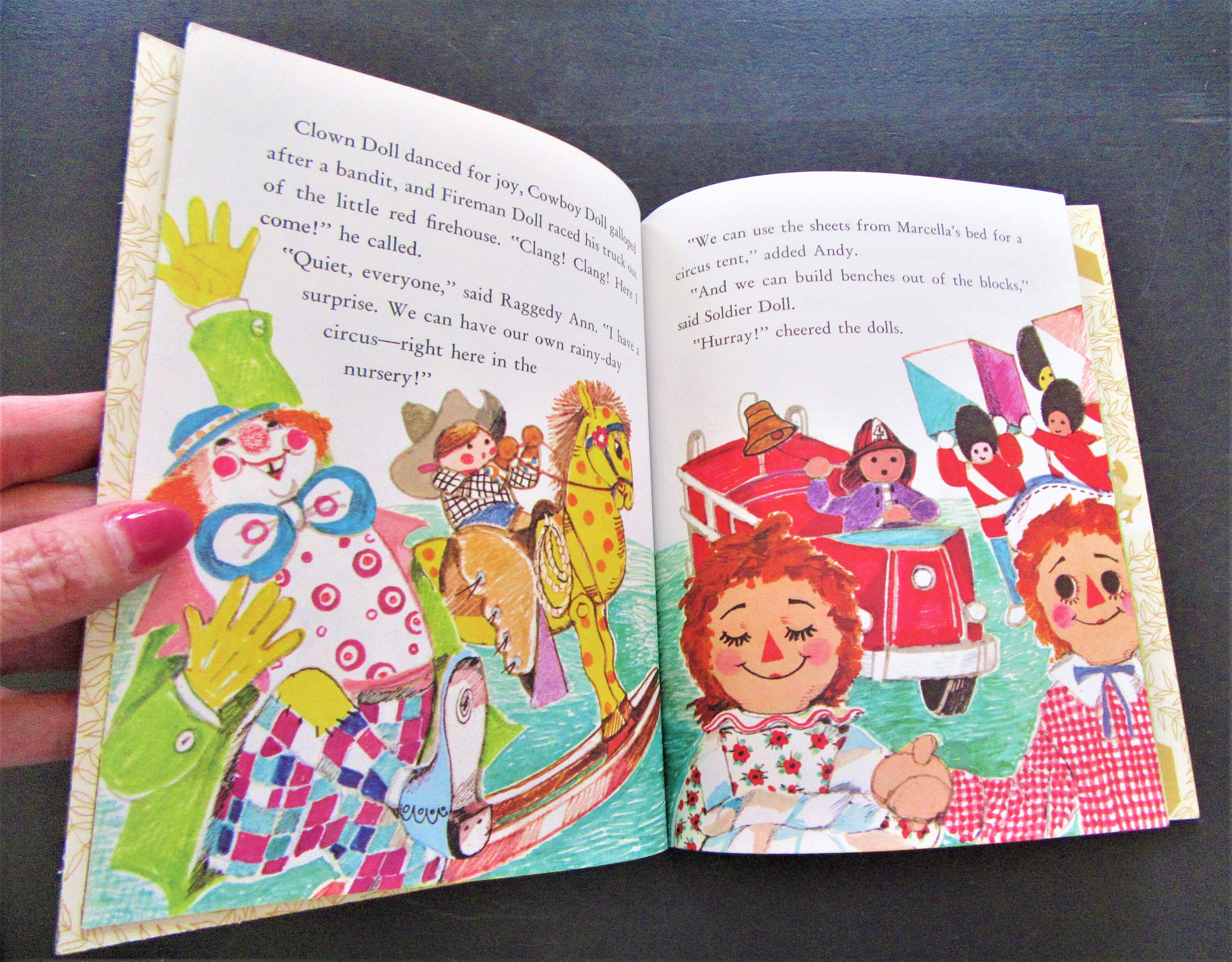 Raggedy Ann 1973年 洋書絵本 Golden Book Vintage 1973 Raggedy Ann and Andy Little Golden Book - Etsy