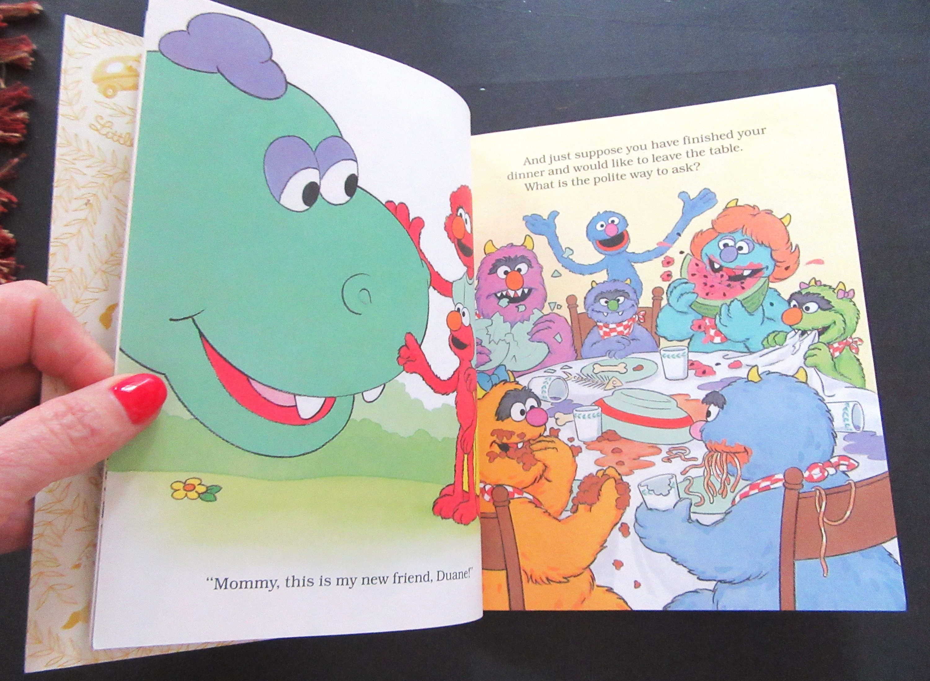 Vintage 1992 Grover's Guide to Good Manners - Little Golden Book - Etsy