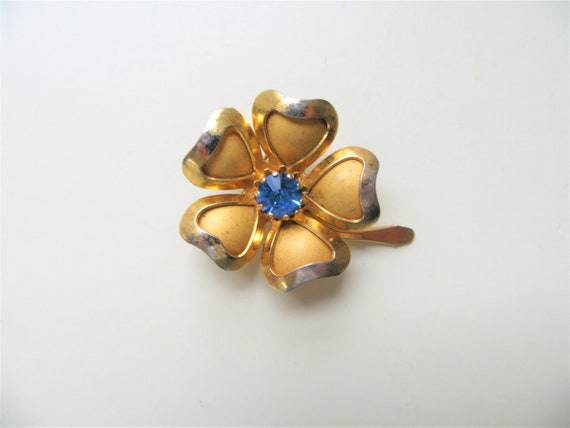 Vinitage 1950's SIGNED CORO JEWELRY / Clip on Flo… - image 5